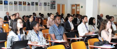 Attendees seated at the 2018 The High-Level Meeting on Modelling Tools for Sustainable Development Policies in Trieste
