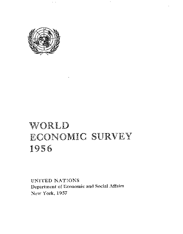 World Economic and Social Survey 1956