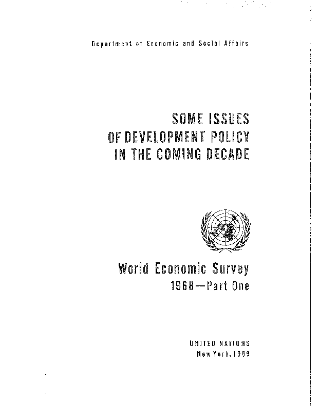 World Economic and Social Survey 1968