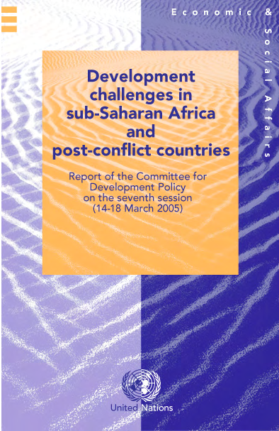 Development challenges in sub-Saharan Africa and post-conflict countries
