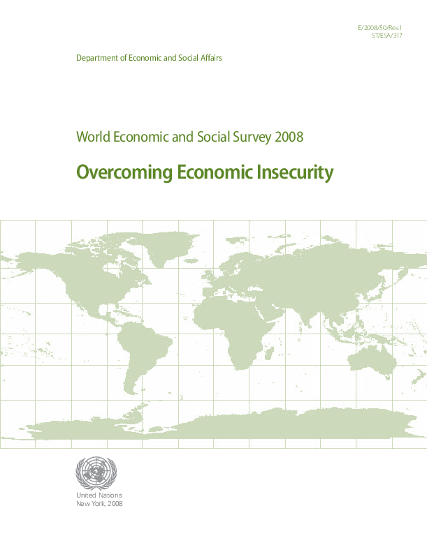 World Economic and Social Survey 2008