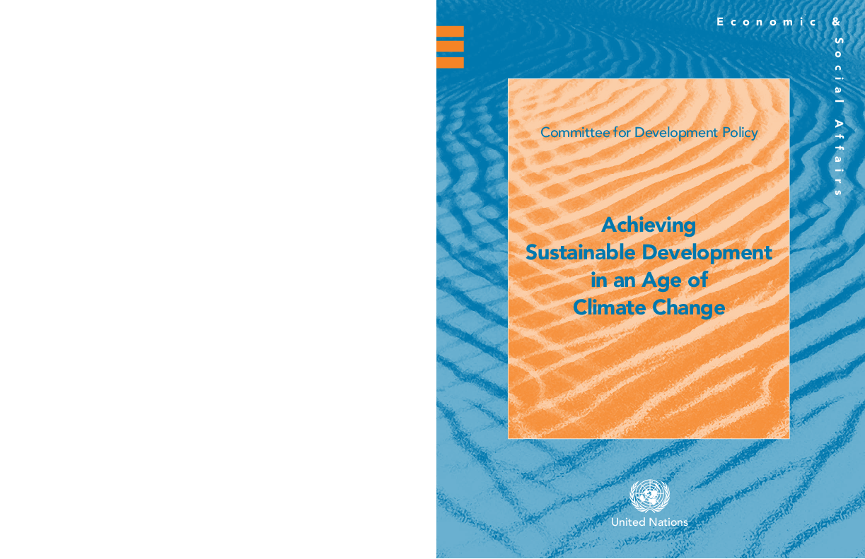 Achieving Sustainable Development in an Age of Climate Change