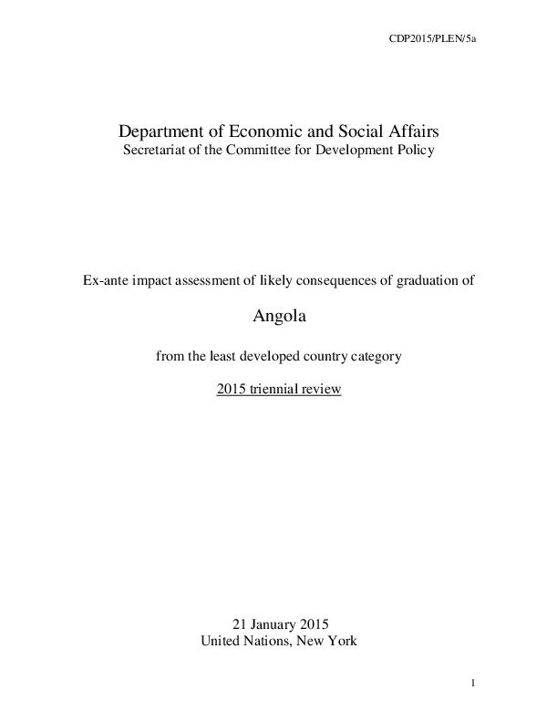 2015 Impact Assessments