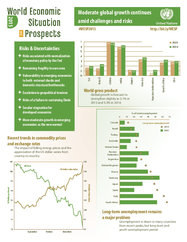 World Economic Situation and Prospects 2015 Infographic