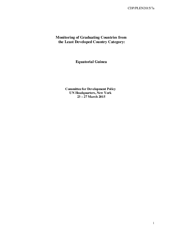 2015 Monitoring Reports