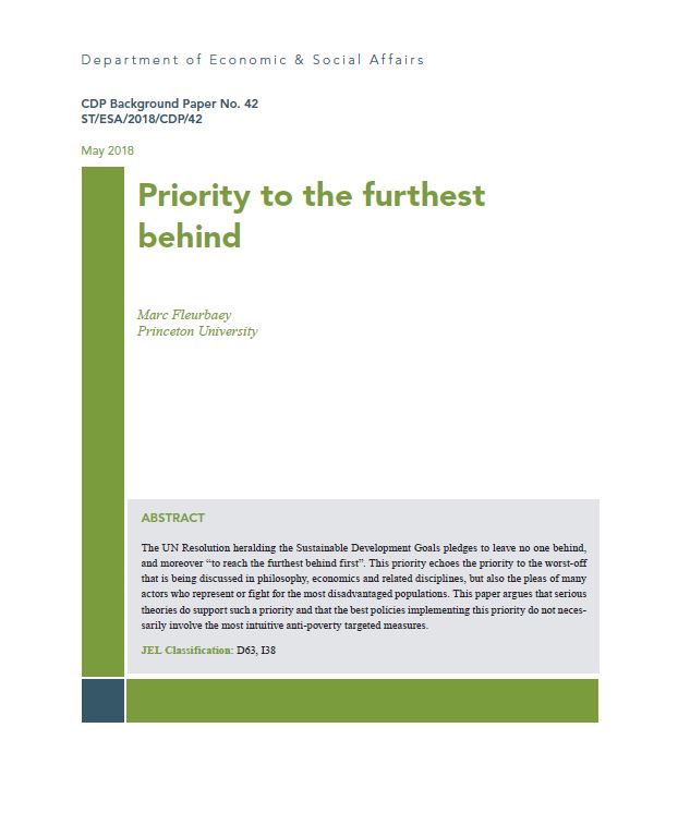 Priority to the furthest behind