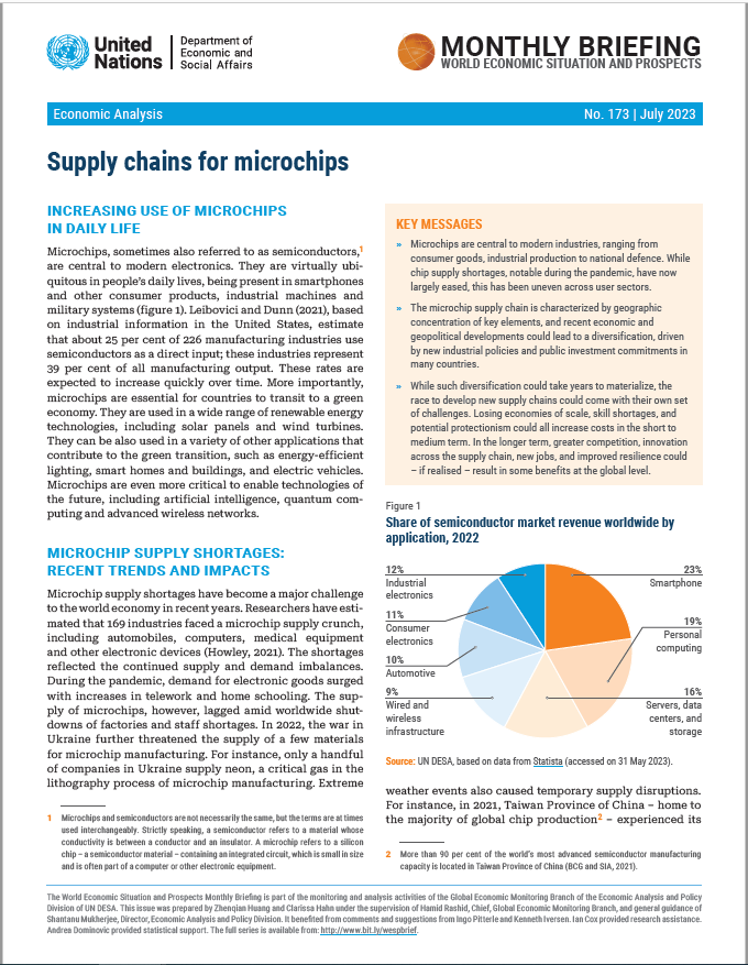 World Economic Situation and Prospects: July 2023 Briefing, No. 173