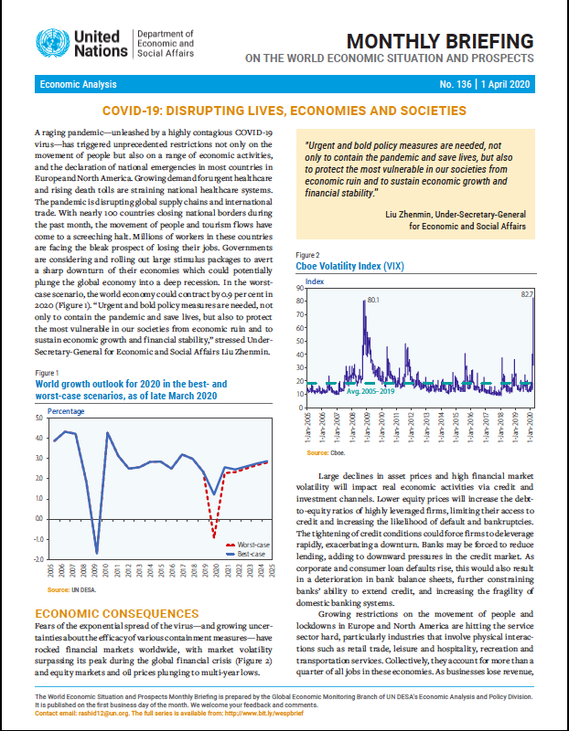 Sustainable Development Outlook 2019: Gathering storms and silver linings BP1