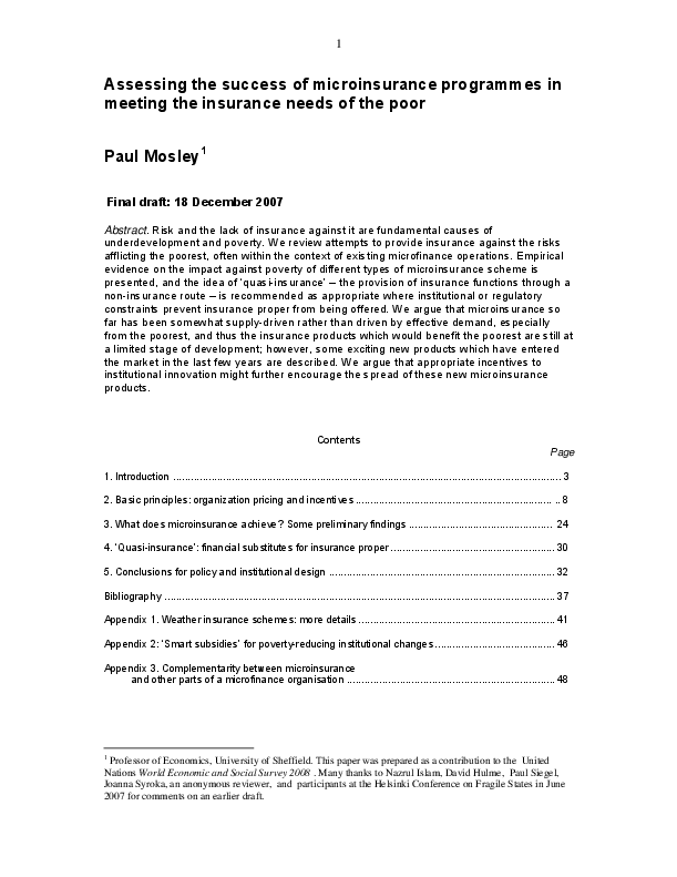 Publications used in the preparation of the World Economic and Social Survey 2008