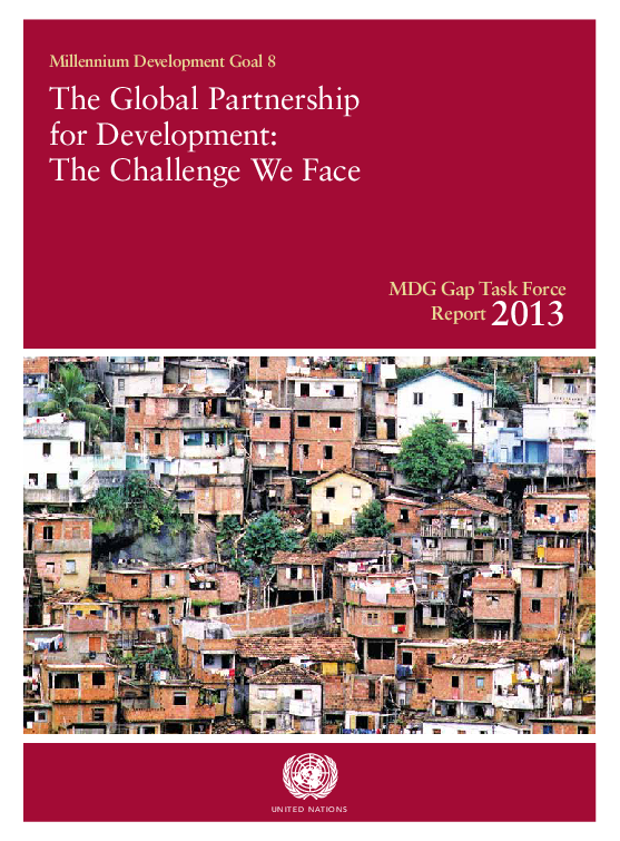 The MDG Gap Task Force Report 2013