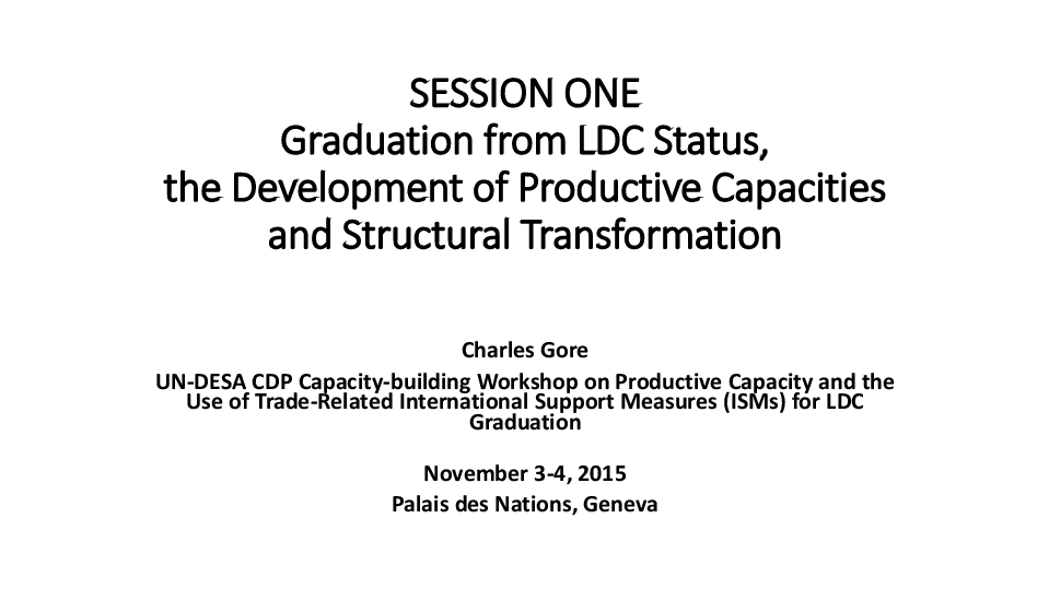Meeting of LDCs and Friends of LDCs on the Implementation of the SDGs in LDCs