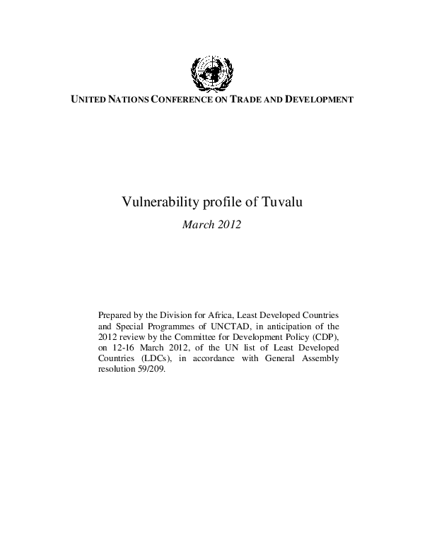 2012 Vulnerability Profiles