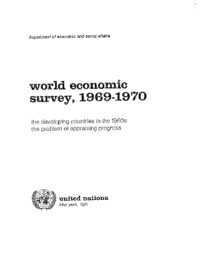 World Economic and Social Survey 1969-1970
