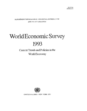 World Economic and Social Survey 1993