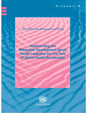 Implementing the Millennium Development Goals: Health Inequality and the Role of Global Health Partnerships