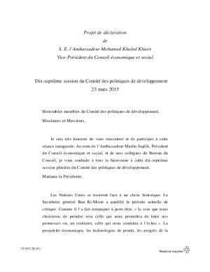 CDP Statements 2015 2 CDP Statements 2015 2