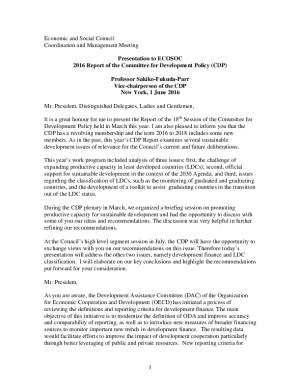 Statement by Prof Sakiko Fukuda-Parr Statement by Prof Sakiko Fukuda-Parr