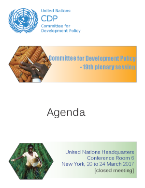 CDP Plenary 2017