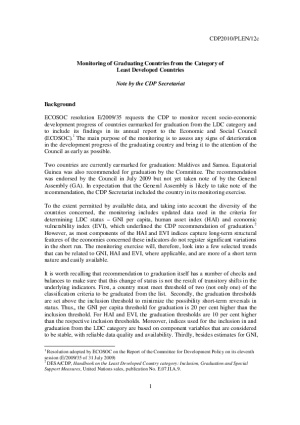 2010 Monitoring Reports