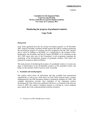 2012 Monitoring Reports