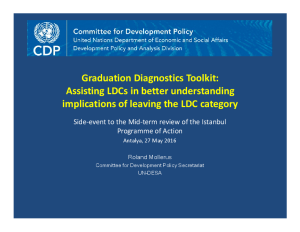 Improving knowledge, implementation and effectiveness for smooth transition from the LDC category