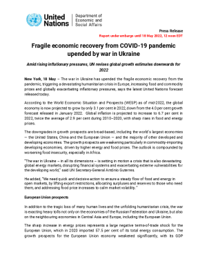 World Economic Situation and Prospects as of mid-2022