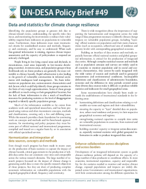 UN/DESA Policy Brief #49: Data and statistics for climate change resilience