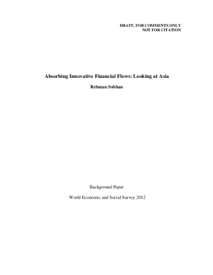 Publications used in the preparation of the World Economic and Social Survey 2012