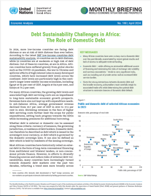 Cover: World Economic Situation and Prospects: April 2024 Briefing, No. 180
