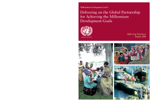 The MDG Gap Task Force Report 2008