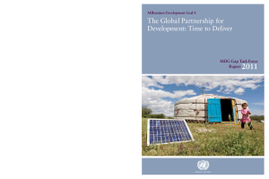 The MDG Gap Task Force Report 2011
