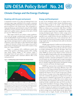 UN/DESA Policy Brief, No. 24