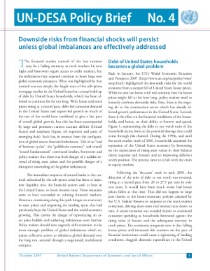 UN/DESA Policy Brief, No. 4