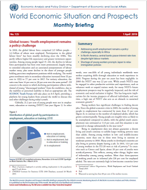 World Economic Situation And Prospects: April 2019 Briefing, No. 125