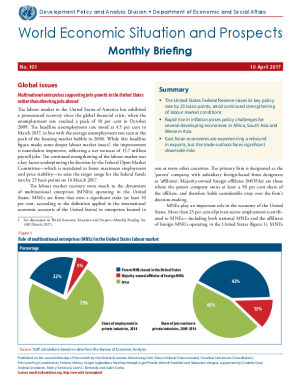 World Economic Situation And Prospects: April 2017 Briefing, No. 101