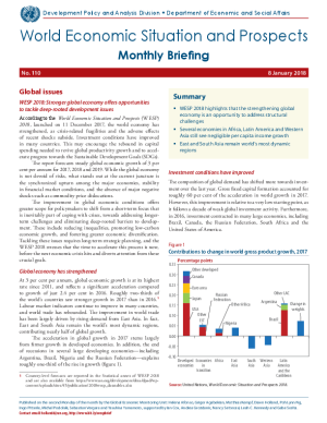 World Economic Situation And Prospects: January 2018 Briefing, No. 110