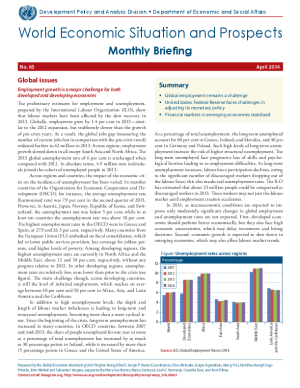 Monthly Briefing on the World Economic Situation and Prospects, No. 65