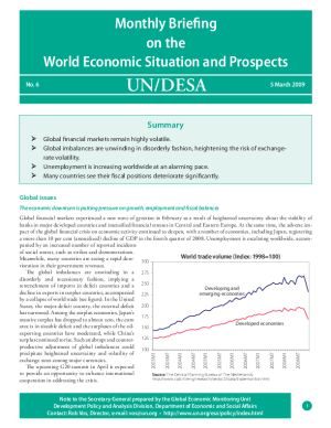 Monthly Briefing on the World Economic Situation and Prospects, No. 6