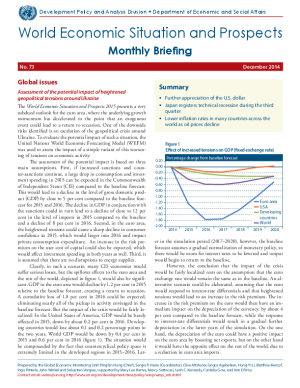 World Economic Situation and Prospects: Monthly Briefing, No. 73