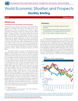 World Economic Situation and Prospects Monthly Briefing No. 87