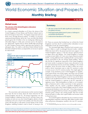 World Economic Situation And Prospects: July 2016 Briefing, No. 92