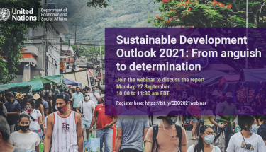 Sustainable Development Outlook 2021: From anguish to determination